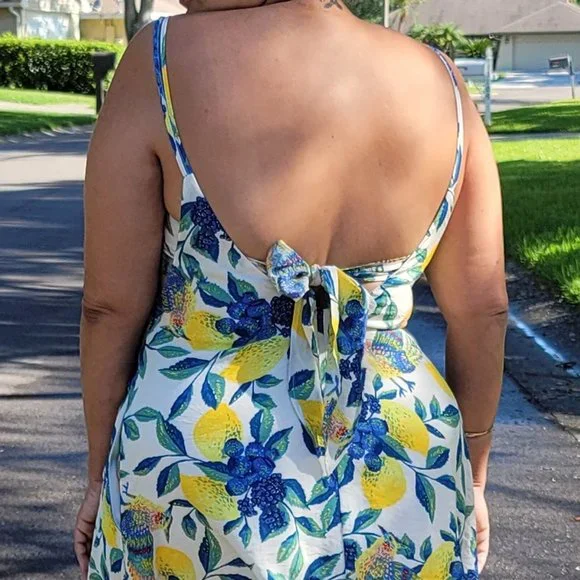 Lemon Berry Summer Dress - Picture 2 of 3